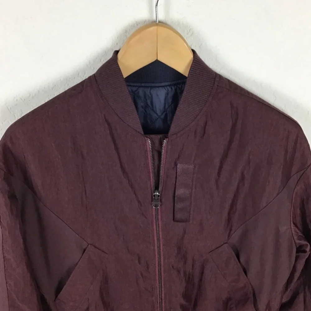 Vince Bomber Jacket Reversible Full Zip